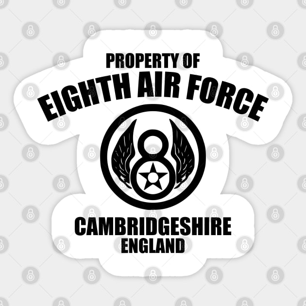 Property of Eighth Air Force Sticker by TCP